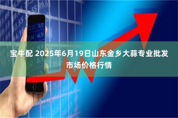 宝牛配 2025年6月19日山东金乡大蒜专业批发市场价格行情