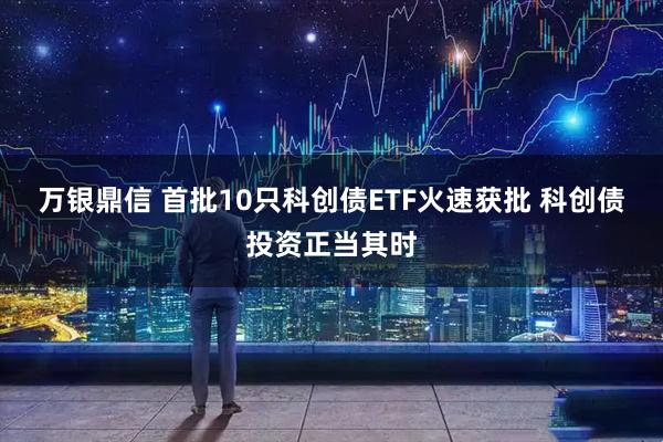 万银鼎信 首批10只科创债ETF火速获批 科创债投资正当其时